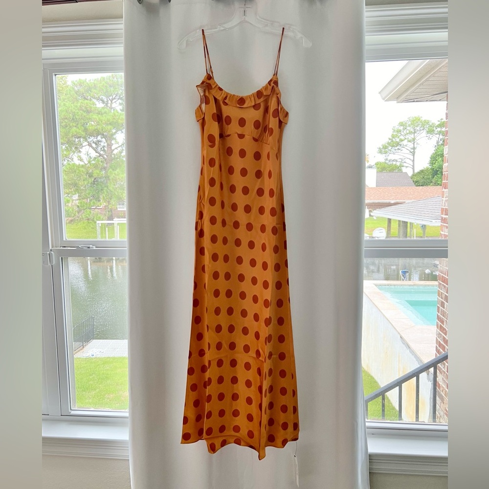 Reformation Aribella Silk Dress NWT